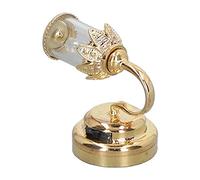 OVAQUIXI Lampada da Tavolo in Miniatura per Casa delle Bambole, Lampada a LED per Casa delle Bambole, Pregevole Fattura, per Creare Scene di Vita Vivaci Nella Collezione Lover