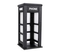 OVAQUIXI Lampada Vintage a Cabina Telefonica, Alta Luce D'accento LED retrò | Calda Luce D Ambiente per Decorazione da Scrivania della Camera da Letto, Miniatura di Telefono Pubblico All Interno, Stile