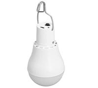 OVAQUIXI Lampadina a Pannello Solare con Rilevamento della Luce e Controllo a Pulsante per Gancio di Illuminazione di Emergenza per Interruzione di Corrente in Campeggio