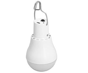 OVAQUIXI Lampadina a Pannello Solare con Rilevamento della Luce e Controllo a Pulsante per Gancio di Illuminazione di Emergenza per Interruzione di Corrente in Campeggio