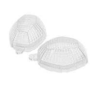 OVAQUIXI Lente per Indicatore di Direzione per Moto, Materiale ABS, Ricambio Perfetto per i Modelli GSX, Migliora visibilità e Durata (Trasparente)
