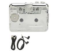 OVAQUIXI Lettore di Cassette con Convertitore MP3, Lettore Portatile da Nastro a MP3 con Inversione Automatica, Jack da 3,5 Mm, USB Tipo C per PC, Compatibile con OS X