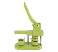 OVAQUIXI Macchina per Creare Bottoni, Kit Macchina per Creare Spilli in ABS con Parti da 100 Pezzi, Libro con Modelli, Taglierina di Carta, Impugnatura Ergonomica, per Lavoretti con Badge Fai da Te