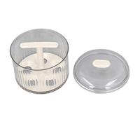 OVAQUIXI Macchina per Polpette, Utensile da Manuale per 5 Palline, Stampo Facile da Usare per Cucinare e Preparare i Pasti Senza Sforzo (bianco latte)