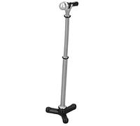 OVAQUIXI Microfono per Casa delle Bambole, Supporto in Lega in Stile retrò in Miniatura, Design Staccabile, Ideale per la Decorazione della Casa delle Bambole in Miniatura 1:12 (BLACK)