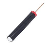 OVAQUIXI Mini Apribottiglie per Vino a Pressione D'aria Cavatappi Portatile a Forma di Rossetto con Manico in Lega di Alluminio Premium per Regalo Bar Ristorante di Casa (rosso)