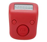 OVAQUIXI Mini Contatore Digitale per Perline con Anello in Silicone per | Conteggio a 6 , Pulsante in Silicone Silenzioso, Ricaricabile Tramite USB, Batteria da 50 MAh, Design Compatto in Plastica,
