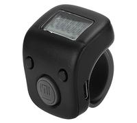 OVAQUIXI Mini Contatore Digitale per Perline con Anello in Silicone per | Conteggio a 6 , Pulsante in Silicone Silenzioso, Ricaricabile Tramite USB, Batteria da 50 MAh, Design Compatto in Plastica,