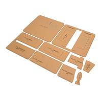 OVAQUIXI Modello Artigianale in Pelle, Set di Modelli per Creazione di Portafogli, Acrilico Resistente Agli Agenti Atmosferici per il Fai-da-te