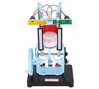OVAQUIXI Modello di Motore a Benzina a 4 Tempi, Motore Monocilindrico in Plastica Ingegneristica Alimentato a Batteria per L'insegnamento degli Esperimenti di Fisica Nelle Scuole Medie