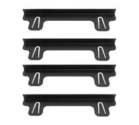 OVAQUIXI Moderna Protezione Nera per gli Spazi della Stufa, Perfetta per le Superfici della Protezione Nera per gli Spazi della Stufa Ordinata e Organizzata Peso: 412,00 G [2 pacchi]