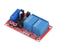 OVAQUIXI Modulo relè, Modulo relè A 2 Livello Alto Basso 250 V 10 A con Interblocco Autobloccante Luce Interruttore per Robotica di Controllo Industriale PLC (24V)
