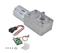 OVAQUIXI Motoriduttore a Vite Senza Fine con Motoriduttore 6V con Regolatore per Elettronica e Robotica, Mini di velocità, Albero in Acciaio Inossidabile Ad Alte Prestazioni (6V150RPM)