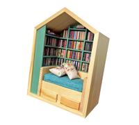 OVAQUIXI Organizer da Scaffale in Legno per Alleviare L'ansia e Decorare, Ideale per Stanze e Studi, Materiale in Legno di Alta qualità, 6,7x3,9x9,1 Pollici