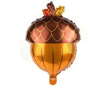 OVAQUIXI Palloncini a Forma di Zucca, Forme Miste con Valvole Integrate | Decorazioni per feste autunnali in dieci pezzi, fogli di alluminio per tavoli del Ringraziamento, fondali fotografici per