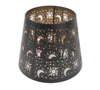 OVAQUIXI Paralume in Metallo Ombra, Paralume in Ferro da Parete da Tavolo Luminoso Inciso per Lampadario da Ingresso Sala da Pranzo E27 E26