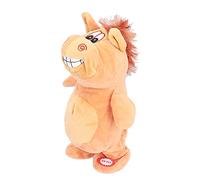 OVAQUIXI Peluche Parlante, Giocattolo con Registrazione Ripetuta, Ideale per i Bambini - 3 Batterie AAA Non incluse. (Cavallo)