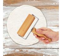 OVAQUIXI Penna a Rulli Grande e Piccola per Corteccia Croccante, Pizza -Dough -rol Set per Biscotti e Polpette, Strumento Al Forno per i Fornai (Stile 3)