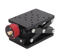 OVAQUIXI Piattaforma Elevatrice da Laboratorio Tavolo Elevatore in Lega di Alluminio Carico Massimo 10 Kg Altezza di Sollevamento 55 Mm Banco da Lavoro in Metallo Supporto per Campioni da Banco da
