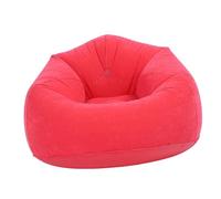 OVAQUIXI Poltrona gonfiabile. Divano per Viaggiare in PVC Materiale Ecologico con L'ambiente (rosso)