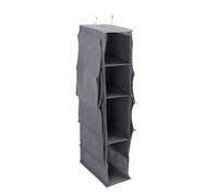 OVAQUIXI Portaborse Sospeso a 4 Strati, Organizer per Armadi con Protezione Antipolvere, per Borse e Accessori (GREY)