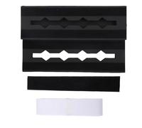 OVAQUIXI Postrutvala per Chitarra, Board per Pedale degli Effetti Eva Anti Slip Accessori per Chitarra per 6-10 Pedali di Effetto Nero