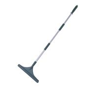 OVAQUIXI Rastrello per Artificiale, Rastrello per Moquette e Prato Resistente Scopa a Mano Regolabile da 48,4 Pollici, Spazzola in Acciaio Inossidabile e Nylon per Rimozione di Animali