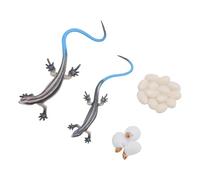 OVAQUIXI Realistica di Rettile Giocattolo Lucertola Realistica per Arredamento da Scrivania, Aiuto Didattico Educativo per i più Piccoli, materiale: PVC