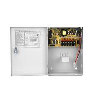OVAQUIXI Scatola di Alimentazione per Controllo Accessi UPS Efficiente 12V 10A con Raffreddamento Naturale per la Configurazione del Controllo degli Accessi 1 unità