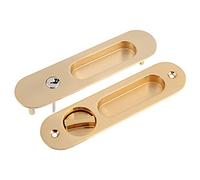 OVAQUIXI SCHEUNENT ANTITLEFT PORTA SCHEDA CON UNA CHIAVE PER IL MOBILI IN LEGNO, DESIGN STILE LAND PER la Decorazione della Casa di Campagna, Adatto a Progetti di Rinnovo Interno (GOLD)