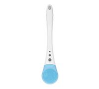 OVAQUIXI Scrubber Elettrico Esfoliante per il Corpo Dal Design Intelligente con Setole Morbide in Silicone per la Stimolazione della Pelle e il Rinnovamento Cellulare per Tutti i Tipi di Pelle (BLUE)
