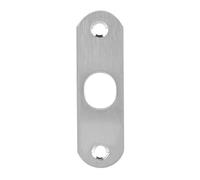 OVAQUIXI Serratura per Porta in Vetro in Acciaio Inossidabile, Pomello Rotondo, Facile da Aprire/chiudere per L'uso nel Bagno di Casa, in Hotel