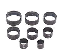 OVAQUIXI Set 8 Fustelle Rotonde per Cuoio 25-60mm, Punzoni Circolari per Taglio Pelle Anti-Deformazione