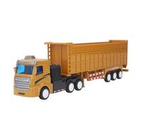 OVAQUIXI Simulazione Modello di Auto con Rimorchio Inerziale per Bambini, Eccellente Autocarro con Cassone Ribaltabile in Plastica con Carrello Ultra Lungo, Coltivare L'immaginazione e l'abilità