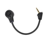 OVAQUIXI Sostituzione del Microfono della Cuffia da Gioco, Microfono con Cancellazione del Rumore per Cloud Alpha Wireless, Spina da 3,5 Mm Placcata in Oro