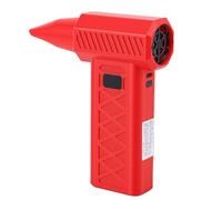 OVAQUIXI Spolverino, Soffiatore Elettrico Compatto in Plastica con Display LED, Batteria Ad Alta Potenza da 4000 MAh per la Pulizia del Computer, Uso Interno Ed Esterno (rosso)