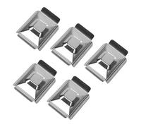 OVAQUIXI Stampo Base per Scatola per Inclusione di Campioni in Acciaio Inossidabile, Cassetta per Lavorazione per Inclusione di Tessuti da 5 Pezzi con Struttura Durevole per