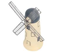 OVAQUIXI Statua del Mulino a Olandese Squisita Statuetta Ornamentale in Resina per Scrivania da Ufficio, Mobile TV, Materiale Durevole Dal Fascino Unico, Decorazione del Mulino a in Miniatura per