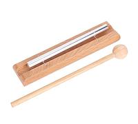 OVAQUIXI Strumento a Percussione Solista per Terapia del Suono, Meditazione, Alluminio Massiccio e Legno di Faggio, 1 unità