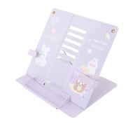 OVAQUIXI Supporto per Libri da Scrivania, Design Carino, Supporto per Libri Regolabile in Lamiera D'acciaio, per Leggere, Guardare Video, Studenti del Bar Dell'ufficio (#3)