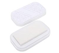 OVAQUIXI Tampone di Inchiostro in Metallo Colorato, Grande Taccuino con Calendario per gli Amanti Dell'artigianato, Luna (UM-8 bianco chiaro di luna)