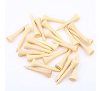 OVAQUIXI Tee da Durevoli in Legno per Colpi più Lunghi, da 100 Pezzi per Giocatori Rispettosi Dell'ambiente (4,2 cm)