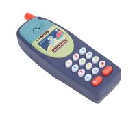 OVAQUIXI Telefono Giocattolo per Bambini Musica Realistica Telefono Educativo Precoce per Bambini Piccoli e Neonati Materiale Plastico Sicuro (BLUE)