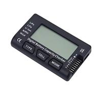 OVAQUIXI Tester Digitale per Batterie, Controllo di Tensione e Capacità con Precisione 0,001V, Compatibile con LiPo/Li-ion/LiFe/NiMH/NiCd