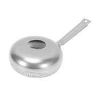 OVAQUIXI Tostatrice per caffè, Tostatrice Manuale per Chicchi di caffè in Acciaio Inossidabile con Filtro a Maglia Fine, Riscaldamento Uniforme, Impugnatura Comoda, 11,8 X 5,5 Pollici per Tostatura