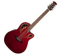 Ovation CE48 Celebrity Elite - Chitarra acustico-elettrica, Super Shallow Body Rosso rubino