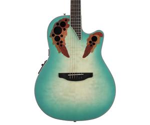 Ovation Celebrity Elite CE44X-9B - Statuetta esotica a media profondità