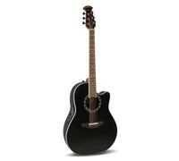 Ovation Chitarra acustica elettrica Pro Series Standard Balladeer 2771AX - Coperta in abete rosso Sitka - Deep Contour Lyrachord Body - Cutaway - Corde Adamas Nuova Coated - Black - 2771AX-5-G