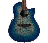 Ovation CS28P-RG Celebrity Standard Exotic Super Shallow Depth, Chitarra acustica-elettrica, Caribbean Blue Burst