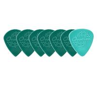 Ovation Diamond Picks Nylon Sharp Tip Plettri - Super Grip - appuntiti - Set da 7 (6+1 pezzi standard in nylon in omaggio) - 1,00 mm - verde verde acqua - verde - Prodotto in Repubblica Ceca